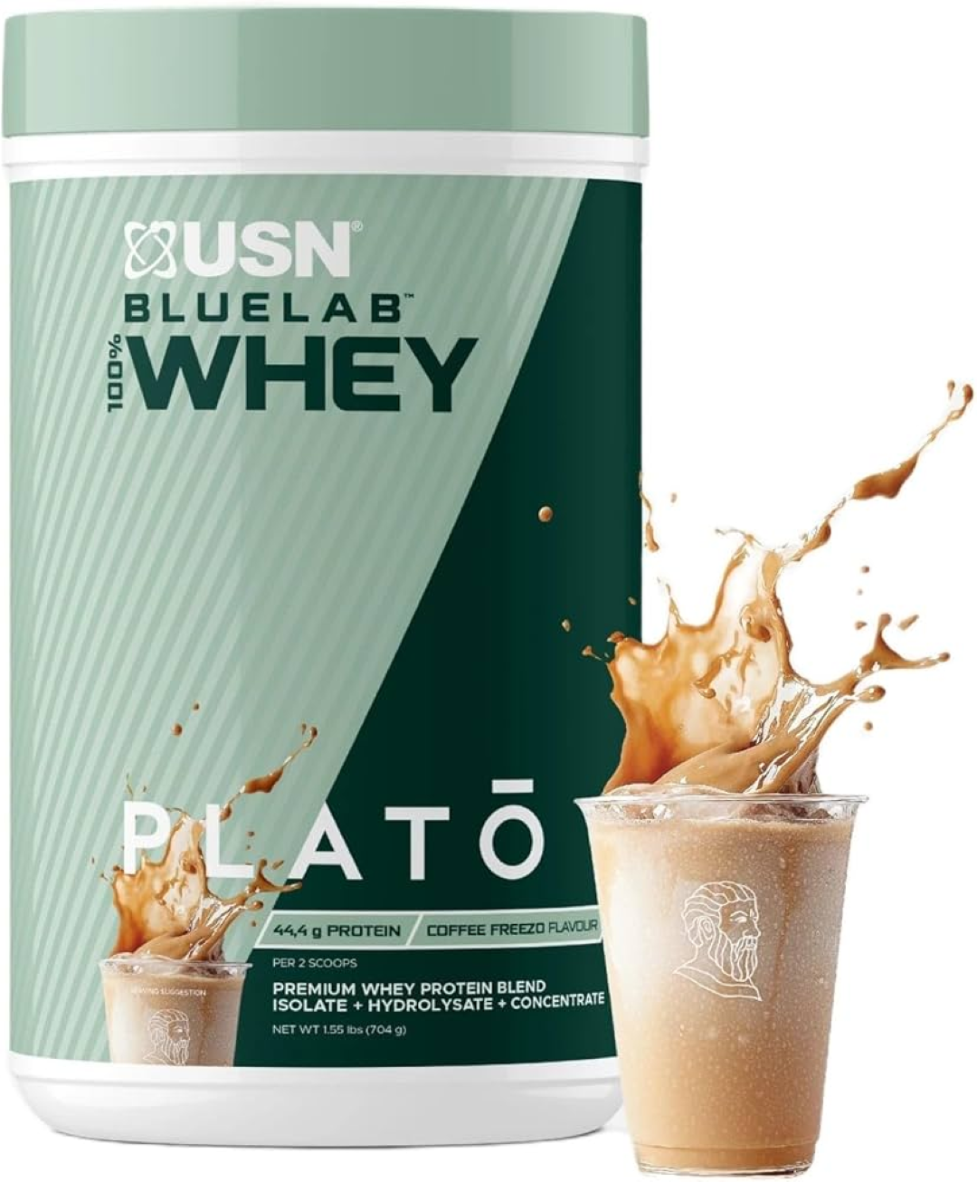Plato Bluelab 100% Whey Coffee Freezo 704g 